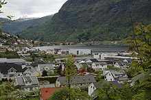 Panoràmica de Sogndal (s'obre en una finestra nova)